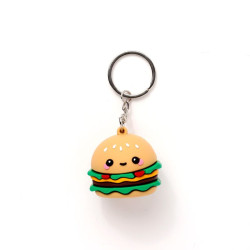 FOODIEMALS - PORTE-CLÉS 3D - HAMMY LE HAMBURGER