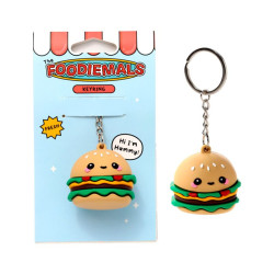 FOODIEMALS - PORTE-CLÉS 3D - HAMMY LE HAMBURGER