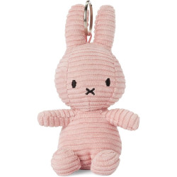 MIFFY - PORTE-CLÉS ECO - VELOURS CÔTELÉ - ROSE