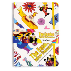 THE BEATLES - NOTEBOOK A5 - PAPIER RECYCLÉ - YELLOW SUBMARINE