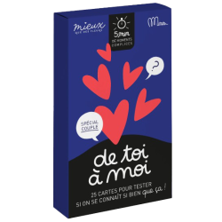 MINUS EDITION - JEU DE CARTES - DE TOI À MOI