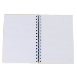 MR WONDERFUL - NOTEBOOK A5 - LAZY BO-BO - AVEC CHARMS - BEIGE