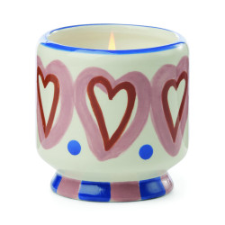 PADDYWAX - BOUGIE PARFUMÉE EN CÉRAMIQUE - A DOPO! HEARTS - ROSEWOOD VANILLA