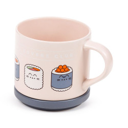 PUSHEEN - ENSEMBLE MUG EN PORCELAINE & DESSOUS DE TASSE - SUSHI