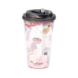 PUSHEEN - GOBELET DOUBLE PAROI AVEC PAILLE - SUSHI CLUB