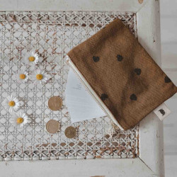 ROSE IN APRIL - PORTE-MONNAIE MARIE - CŒUR CUMIN