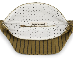 ROSE IN APRIL - SAC BANANE - RAYURES TENNIS OLIVE