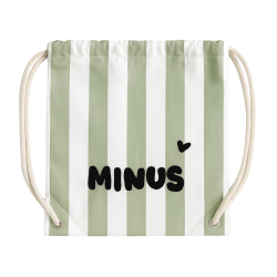 ZAKUW - SAC À CORDONS - RAYURES VERTES