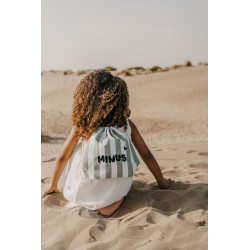 ZAKUW - SAC À CORDONS - RAYURES VERTES