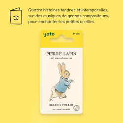 YOTO - CARTE AUDIO - PIERRE LAPIN ET 3 AUTRES HISTOIRES