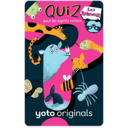 YOTO - CARTE AUDIO - QUIZ POUR LES ESPRITS CURIEUX : LES ANIMAUX
