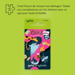 YOTO - CARTE AUDIO - QUIZ POUR LES ESPRITS CURIEUX : LES ANIMAUX
