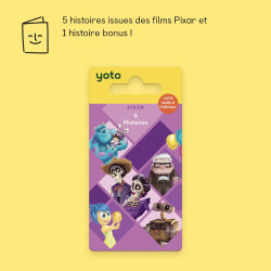 YOTO - CARTE AUDIO - 6 HISTOIRES PIXAR