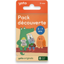 YOTO - PACK DE CARTES AUDIO - PACK DÉCOUVERTE 3-7 ANS