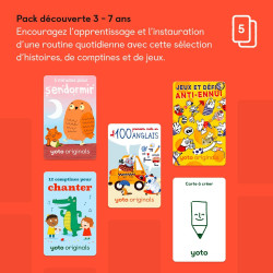 YOTO - PACK DE CARTES AUDIO - PACK DÉCOUVERTE 3-7 ANS