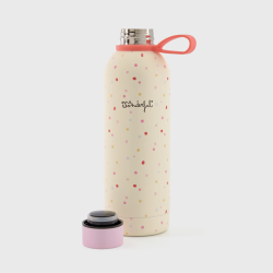 MR WONDERFUL - BOUTEILLE ISOTHERME - POIS COLORÉS