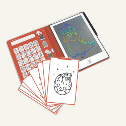 KIDYWOLF - TABLETTE À DESSIN KIDYDRAW MINI - DINO