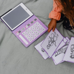 KIDYWOLF - TABLETTE À DESSIN KIDYDRAW MINI - PRINCESS