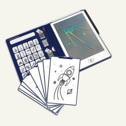 KIDYWOLF - TABLETTE À DESSIN KIDYDRAW MINI - GALAXY