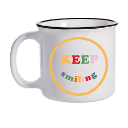 TIMBALE CÉRAMIQUE - KEEP SMILING