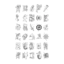 KIDYWOLF - RECHARGE KIDYDRAW MINI - OCEANS & PIRATES