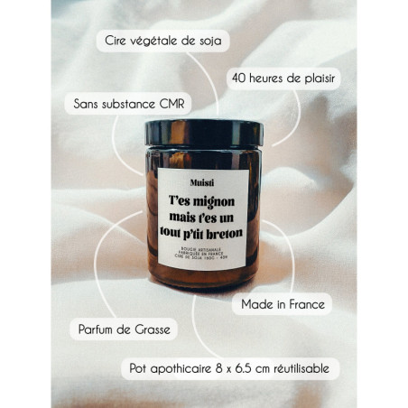  parfum musc blanc cire de soja