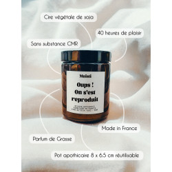 parfum musc blanc cire de soja