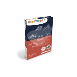 Kidywolf recharge Kidydraw-Mini Galaxie & Dinosaures 60 cartes à décalquer