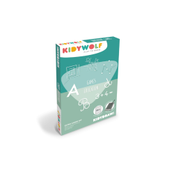 Kidywolf recharge Kidydraw-Mini Jeux & Éducation 60 cartes à décalquer