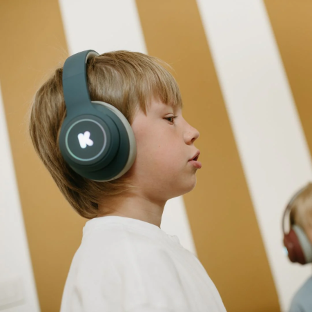 Kidywolf casque audio Bluetooth K-EARS Bleu pré-ado vue 3