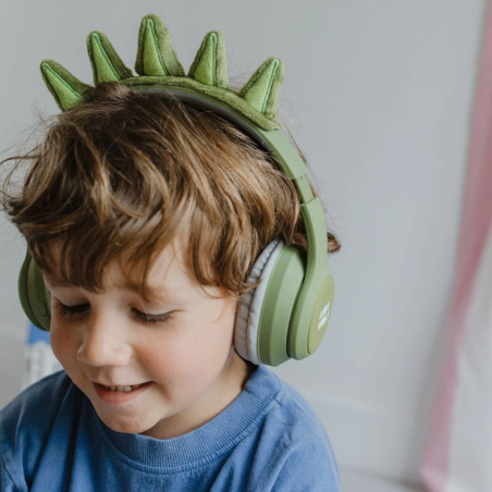 Kidywolf casque audio KIDYEARS Dino oreilles aimantées enfant vue 3