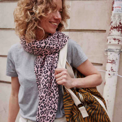 ROSE IN APRIL - LANGE/FOULARD BIANCA - GRAOU STRAWBERRY