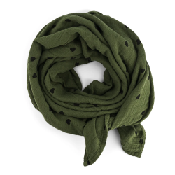 ROSE IN APRIL - LANGE/FOULARD BIANCA - COEUR KAKI