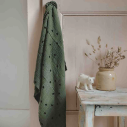 ROSE IN APRIL - LANGE/FOULARD BIANCA - COEUR KAKI