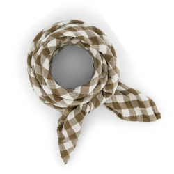 ROSE IN APRIL - LANGE/FOULARD BIANCA - VICHY OLIVE