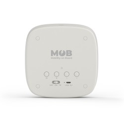 BILLY CLOCK BY MOB - REVEIL & VEILLEUSE LAPIN POUR ENFANTS - GRIS